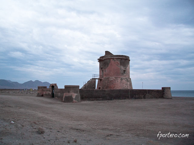 Torreón de San Miguel despues de una tormenta de verano